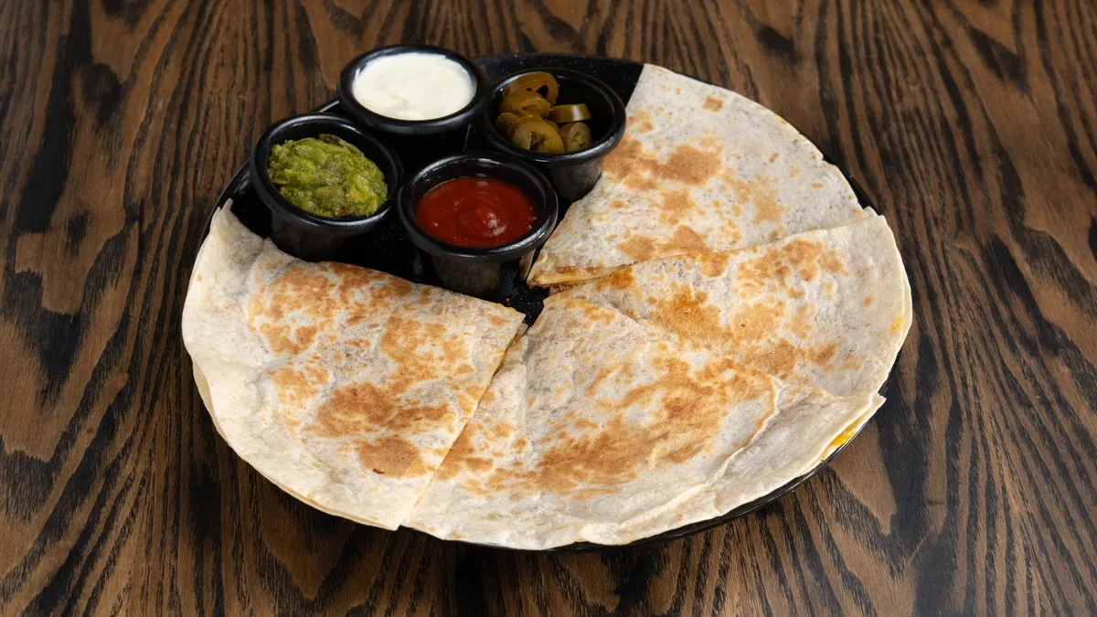 Vegetarian Quesadilla - Mexican food at Sierra Paphos